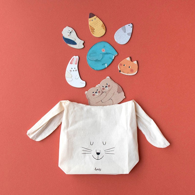 7 puzzles insertables